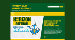 Desktop Screenshot of horizonsoftball.org